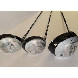 Dunlop Slammer Set Of Woods  Driver,  3W New, 5W New Graphite Shaft Med firm LH